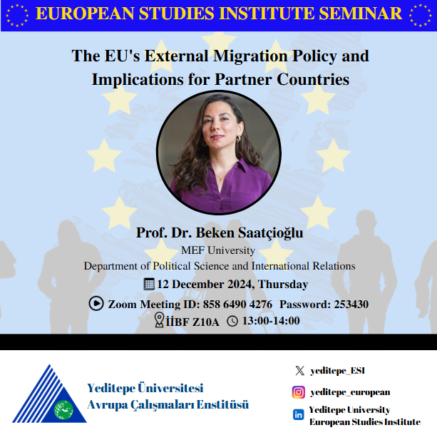Yeditepe Üniversitesi Avrupa Çalışmaları Enstitüsü Seminerleri